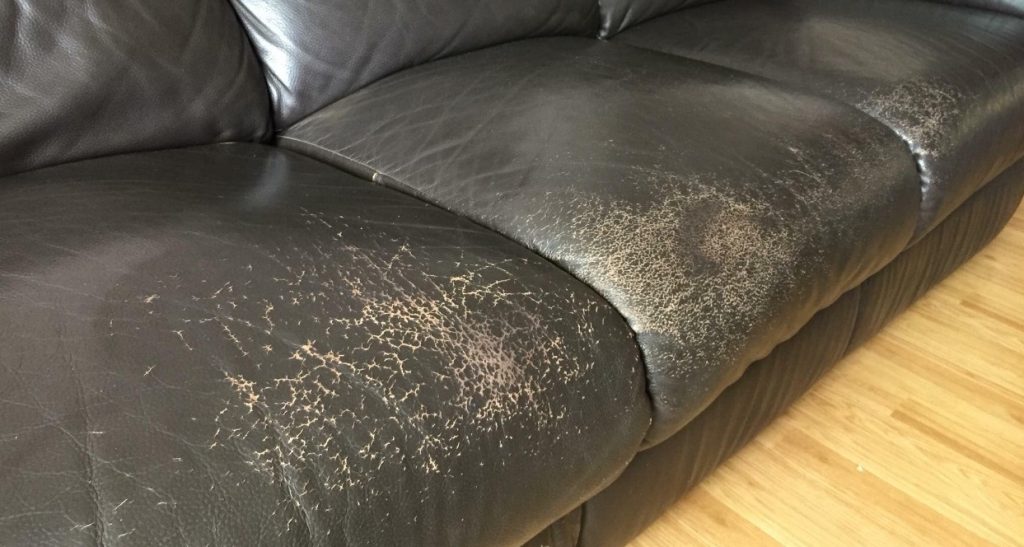 ghế da bị bong tróc